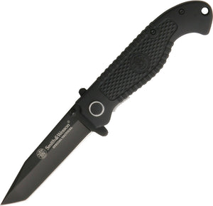 Smith & Wesson Special Tactical Black Folding Stainless Tanto Pocket Knife TACB