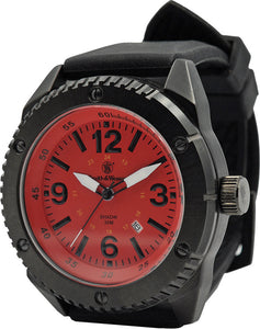 Smith & Wesson Red/Black Watch Stainless Back W693RD