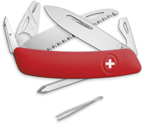 Swiza TT06 Red Tick Multi-Tool Folding Screwdriver Tweezers Pocket Knife 1001000