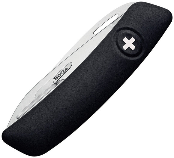 Swiza D06 Swiss Button Lock Knife Screwdriver Black Handle Multi-Tool 601010