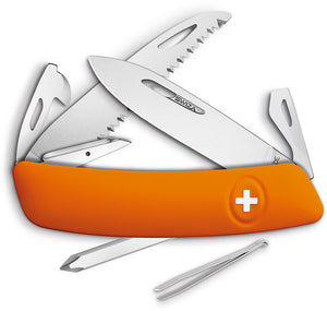 Swiza D06 Orange Handle Swiss Folding Pocket Knife Screwdriver Multi-Tool 601060