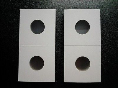 250 New 2x2 Penny / Cent Cardboard Coin Holders Flips