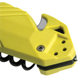 TB Outdoor C.A.C. Utility Axis Lock Yellow PA6 Folding Serrated Nitrox Knife 048