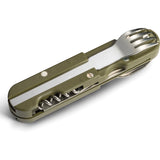 TB Outdoor French Army Camp Green ABS Folding Stainless Pocket Knife 056