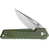 TB Outdoor Unboxer EDC Slip Joint Green Folding Nitrox Steel Pocket Knife 064