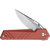 TB Outdoor Unboxer EDC Slip Joint Red Folding Nitrox Steel Pocket Knife 065