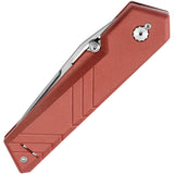 TB Outdoor Unboxer EDC Slip Joint Red Folding Nitrox Steel Pocket Knife 065