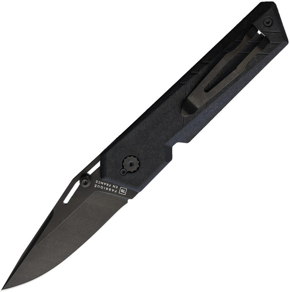 TB Outdoor Unboxer EDC Slip Joint Black Folding Nitrox Steel Pocket Knife 110