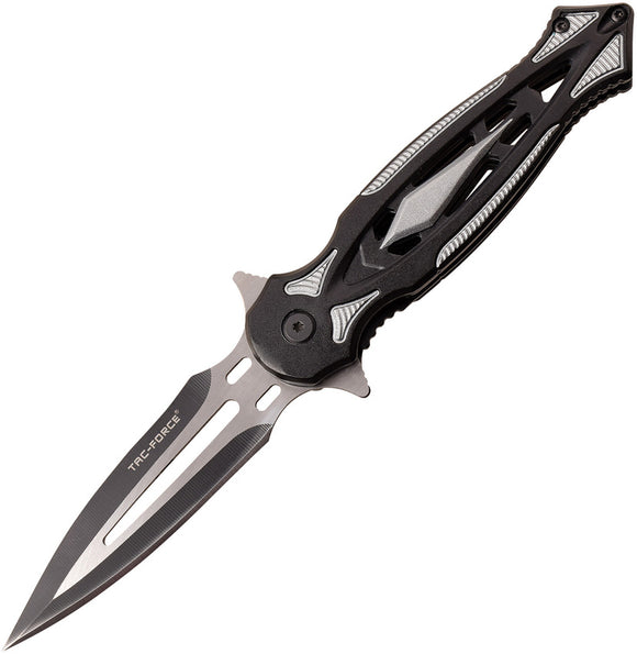 Tac Force Linerlock A/O Gray Aluminum Folding 3Cr13 Pocket Knife 1023GY