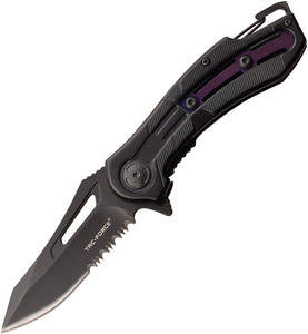 Tac Force Spring Assisted Black Folding Knife 1026pl