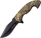 Tac Force Linerlock A/O Snakeskin ABS Folding 3Cr13 Pocket Knife 1043CA