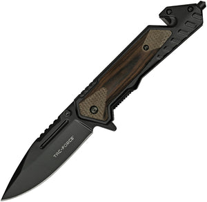 Tac Force Linerlock A/O Brown Aluminum Folding 3Cr13 Steel Pocket Knife 1045BR