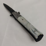 Tac Force Linerlock A/O White Acrylic Folding Stainless Pocket Knife 428P