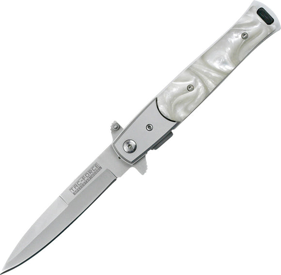Tac Force Milano Linerlock A/O Faux Mother of Pearl Handle Folding Knife 428S
