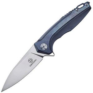 Defcon Framelock Blue Folding S35VN Pocket Knife 5288