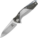 Defcon JK Mako Framelock Titanium S35Vn Folding Knife 52904