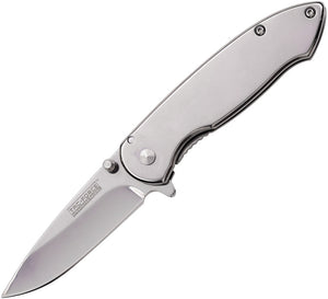 Tac Force Stainless A/O Framelock Mirror Polished Handle Folding Knife 862C