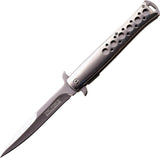 Tac Force Stiletto style 9" Open Silver Folding Pocket Knife 884ch