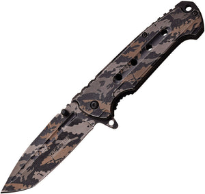 Tac Force Linerlock A/O Digital Camo Handle Stainless Tanto Folding Knife 921TD