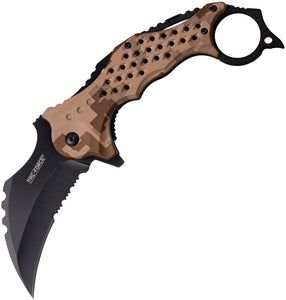 Tac Force Linerlock A/O Digital Camo ABS Handle Karambit Folding Knife 945DG