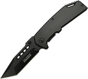 Tac Force Evolution Spring Assist A/O Blk Handle Serrated Folding Knife EA004TBK