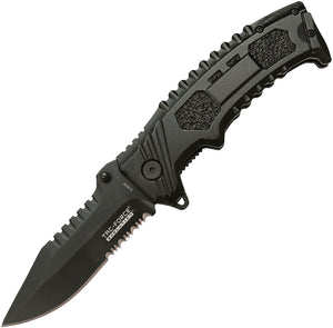 Tac Force Evolution Spring Assist A/O Black Aluminum Folding Knife EA020BK