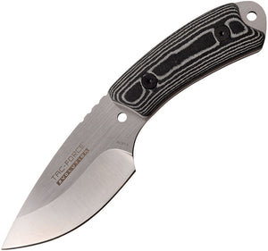 Tac Force 7" Evolution Black Micarta Handle Drop Pt Fixed Blade Knife EFIX001BK