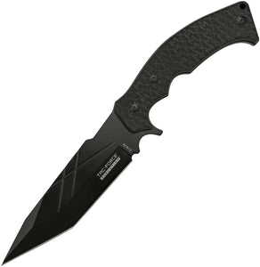 Tac Force 10.5" Evolution Black G10 Handle Tanto Fixed Blade Knife EFIX007BK