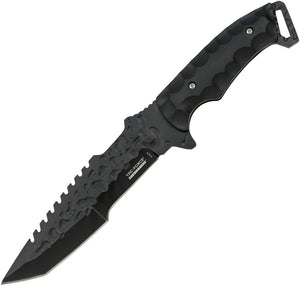 Tac Force 12" Evolution Black FRN Handle Tanto Fixed Blade Knife EFIX008BK