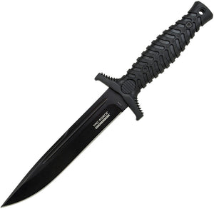 Tac Force 10.5" Evolution Black Handle Stainless Fixed Blade Knife EFIX014BK