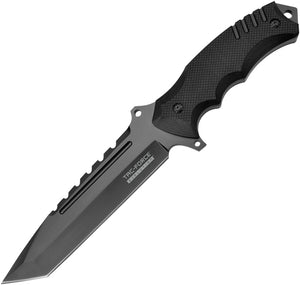 Tac Force 12.5" Evolution Black G10 Handle Sawback Fixed Blade Knife EFIX017TBK