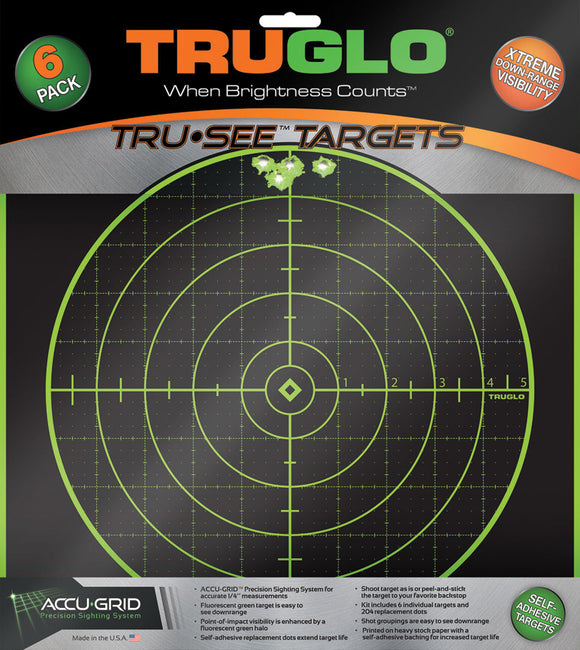 TRUGLO Tru-See Splatter Target 100yd 10a6