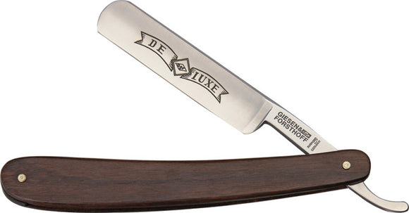 Giesen & Forsthoff Straight Razor Rosewood Folding Carbon Shaving Knife 552