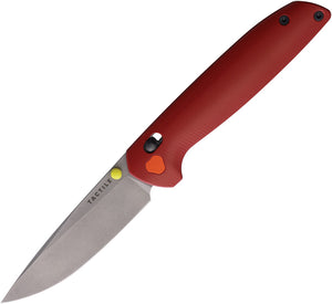 Tactile Knife Company Maverick Crossbar Lock Ember Pocket Knife CMVMC01EM