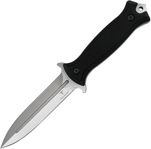 Takumitak Havoc Black Smooth G10 D2 Steel Fixed Blade Knife F202SL