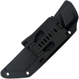Takumitak Solution Black Smooth G10 D2 Stainless Steel Fixed Blade Knife 216BK