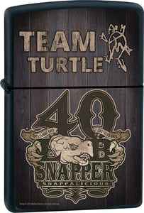 Zippo Lighter Turtleman - Snappalicious Windproof USA New