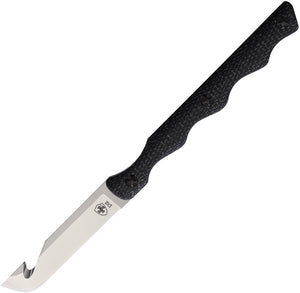 Templar Knife Black Micarta D2 Steel Drop Point Fixed Blade Neck Knife NTKB322