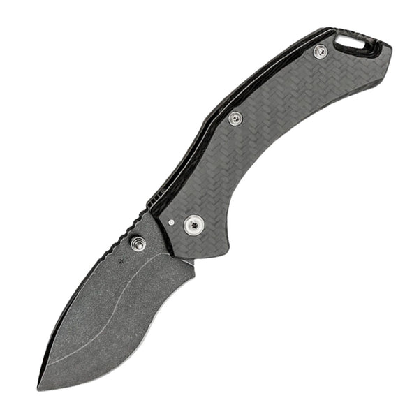 Toor Knives XT1 Bravo Pocket Knife Carbon Fiber & Titanium Folding S35VN   OPEN BOX