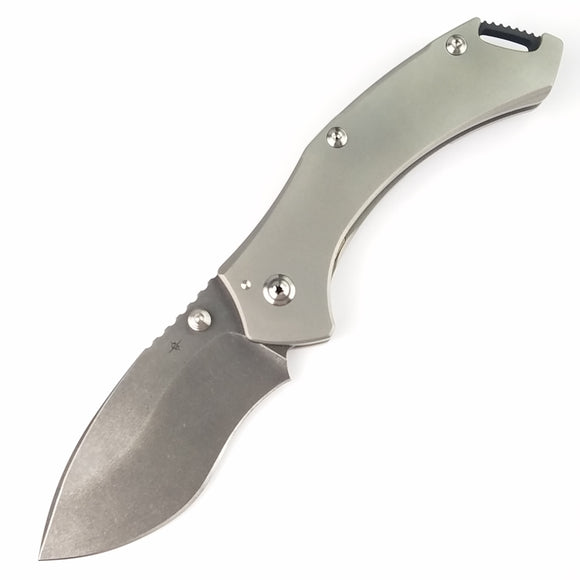 Toor Knives XT1 Alpha Pocket Knife Framelock Titanium Folding CPM-S35VN   OPEN BOX