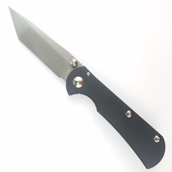 Toor Knives Chasm T Pocket Knife Framelock Black Titanium Folding CPM-154 4018