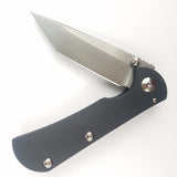 Toor Knives Chasm T Pocket Knife Framelock Black Titanium Folding CPM-154 4018