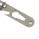 Toor Knives Spanish Moss 1075 Pry Bar Bottle Opener Keychain Multi-Tool 7085
