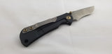 Toor Knives Chasm Framelock Black Titanium Folding CPM-154 Pocket Knife 7726