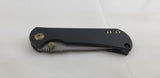 Toor Knives Chasm Framelock Black Titanium Folding CPM-154 Pocket Knife 7726