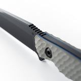 Toor Anaconda Stealth G10 Black S35Vn Fixed Blade Knife + Sheath 7733