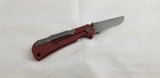 Toor Knives Chasm Framelock Ruby Red Titanium Folding CPM-154 Pocket Knife 9634