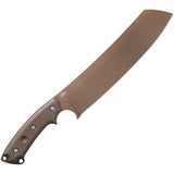 TOPS El Chete Midnight Bronze Green Micarta 1095 Fixed Blade Knife w/ Belt Clip ELCH03