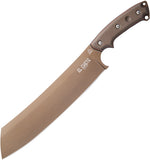 TOPS El Chete Midnight Bronze Green Micarta 1095 Fixed Blade Knife w/ Dangler ELCH04