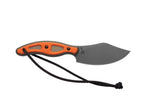 TOPS Field Dog Tan & Black & Orange G10 154CM Fixed Blade Knife w/ Sheath FDOG01